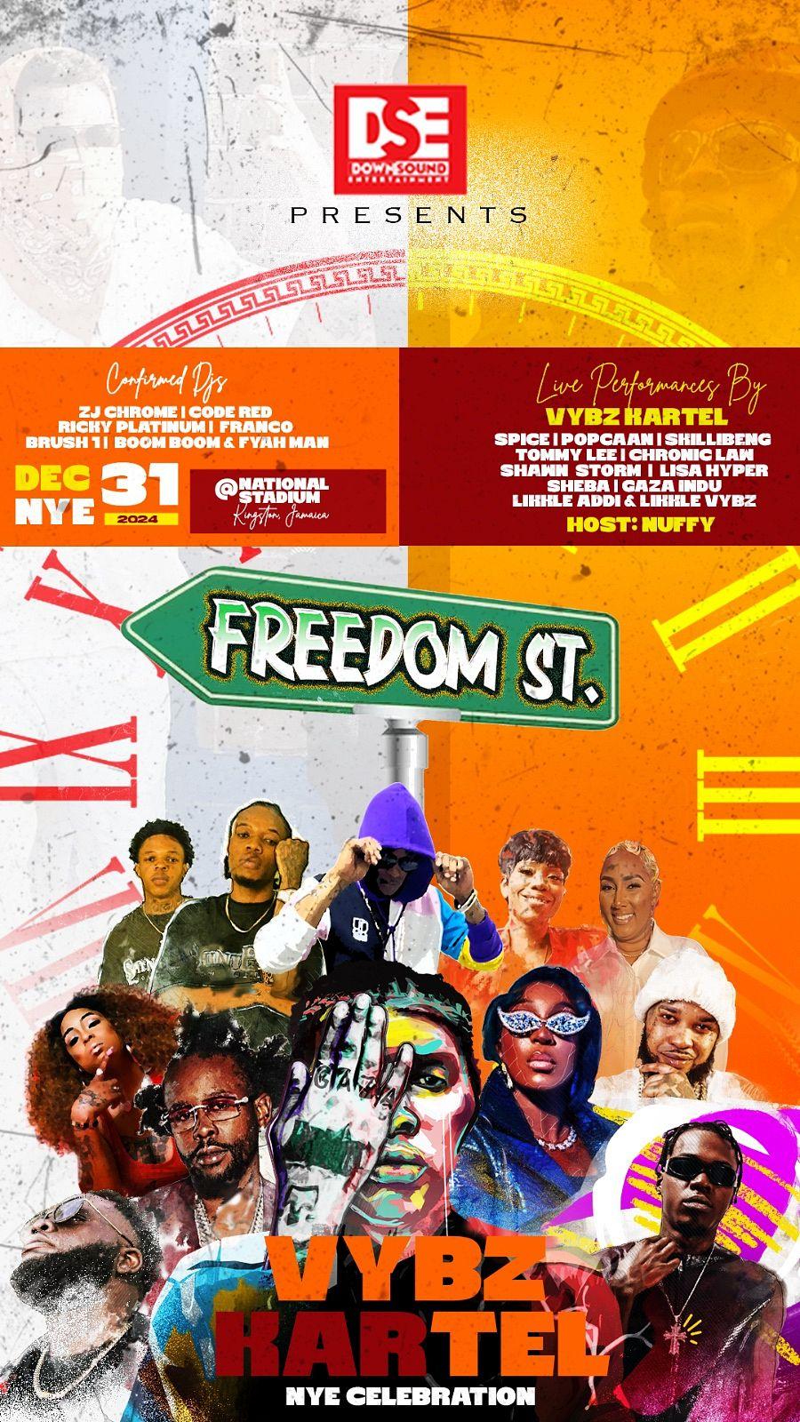 VYBZ KARTEL & FRIENDS - FREEDOM STREET